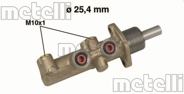 05 0481 METELLI Циліндр гідравлічний гальмівний