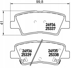 ATM Mikoda 1154Z+QP7777C  HYUNDAI i30 COUPE 13r- Mikoda 1154 диски керамічні колодки hyundai i30 coupe 13r - зад 262мм