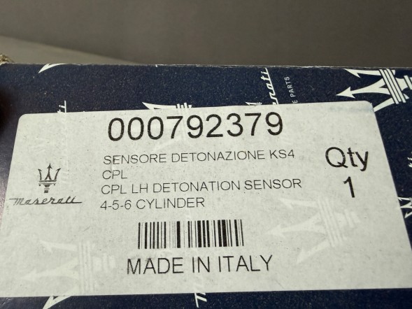 Maserati OE 792379 TP Датчик детонації ЛІВИЙ Maserati Ghibli 792379