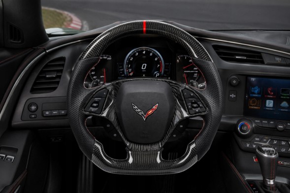 Китай BM306 Спортивне кермо карбонове для Chevrolet Corvette C7 2014-19, індивідуальне