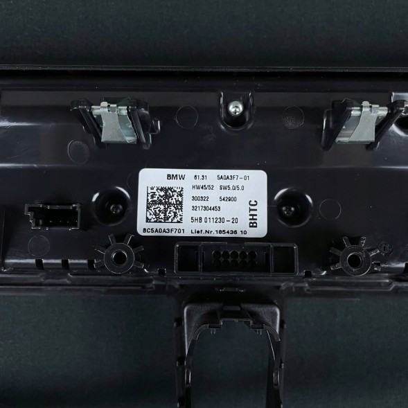 BMW OE 61 31 5A0A3F7 Панель BMW i3 I01, i3 I01 LCI радіоуправління та кондиціонування повітря 5A0A3F7