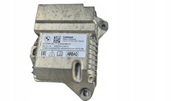 BMW OE STEROWNIK AIR BAG BMW 5A5A583 Контролер подушок AIRBAG AIR BAG ACSM6 BMW G60 G70 G05 G06 G07 OE 5A5A583