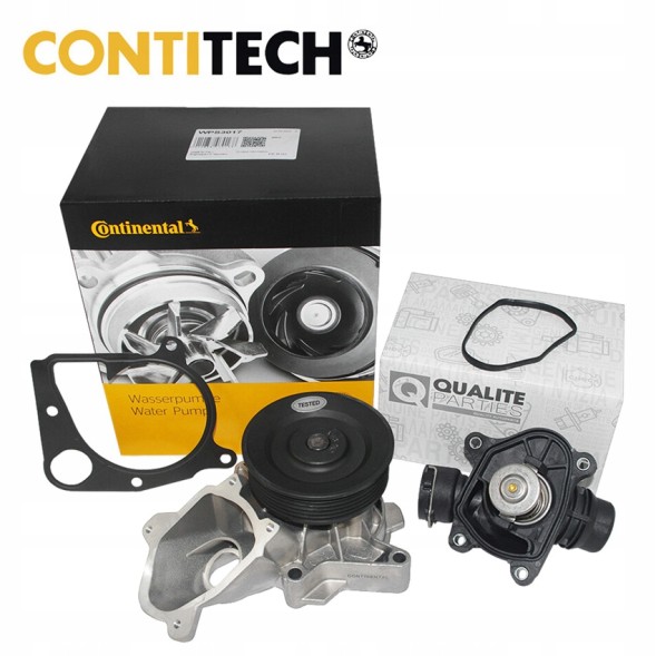 QP 11.517805811 + WPS 3017 ТЕРМОСТАТ + КОРПУС + НАСОС ВОДИ CONTITECH BMW E87 E60 E90 M47N2 M57N2