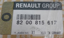 Renault OE 8200815617 Планка вприскування з датчиком - renault nissan dacia