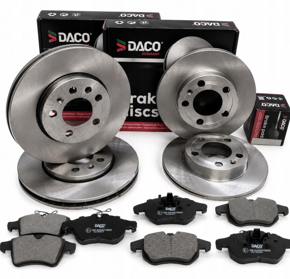 DACO 603612 323628 603646 323629 Гальмівні диски DACO передні + задні для легкових автомобілів