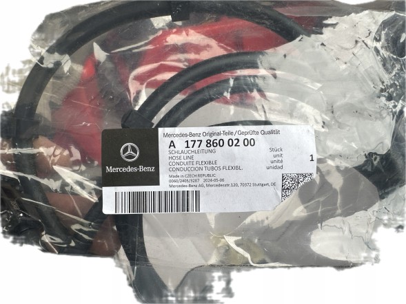 Mercedes-Benz OE WAZ ШЛАНГ ОМИВАЧА MERCEDES A W177 CLA W118 ОРИГІНАЛ 1778600200