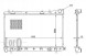 Abakus 049-017-0003-B Радіатор охолодження depo /паяний варіант hq!/ Subaru forester 02- n6 2.0-2.5