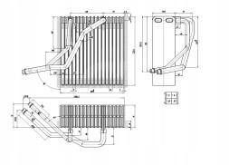 Hart 642 488 Випарник кондиціонера vw гольф iv 1.9tdi 97-