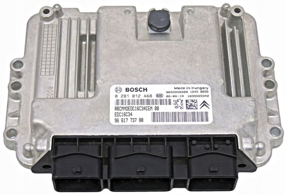 OE 96 617 737 80 0 281 012 468 Блок керування двигуном (ECU) CITROEN XSARA PICASSO 1.6 9661773780 0281012468