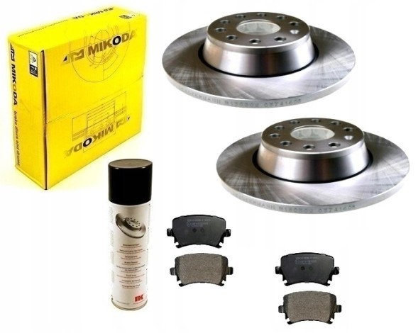 ATM Mikoda ALL4887A Диски колодки AUDI A6 C6 4F 2004-2011 ЗАДНІ KPL повні 302мм х 12мм