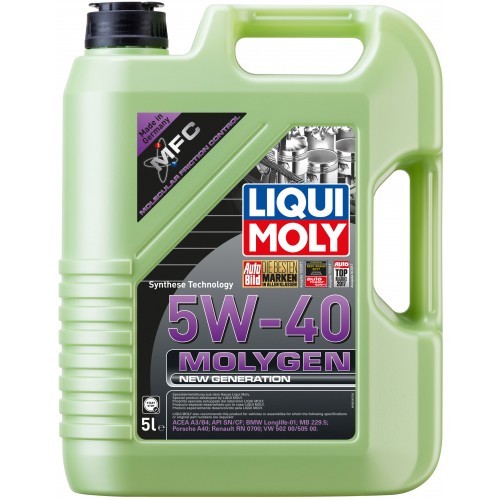 9055 LIQUI MOLY Моторна олива Liqui Moly Molygen New Generation 5W 40 5л