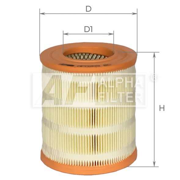 AF0203 ALPHA FILTER Фільтр забору повітря