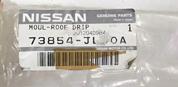 Nissan OE 73854JL00A Дахний молдинг правий Infiniti G37 Q60 НОВИЙ OE