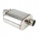 JRspec MUFFLER-76-R-BT Активний глушник JRspec з дросельною заслінкою підтиск. та насосом vacum на пульт 76мм P