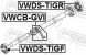 Febest VWCB-GVI Опора вала привода vwcb-gvi febest audi seat