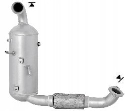 CHINA 699-6539 Фільтр dpf твердих частинок ford tourneo connect 1.6 tdci | від 2015