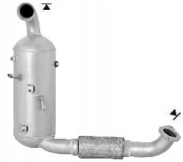 CHINA 699-6539 Фільтр dpf твердих частинок ford tourneo connect 1.6 tdci | від 2015