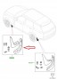 Land Rover OE Передні бризковики Land Rover VPLKP0501