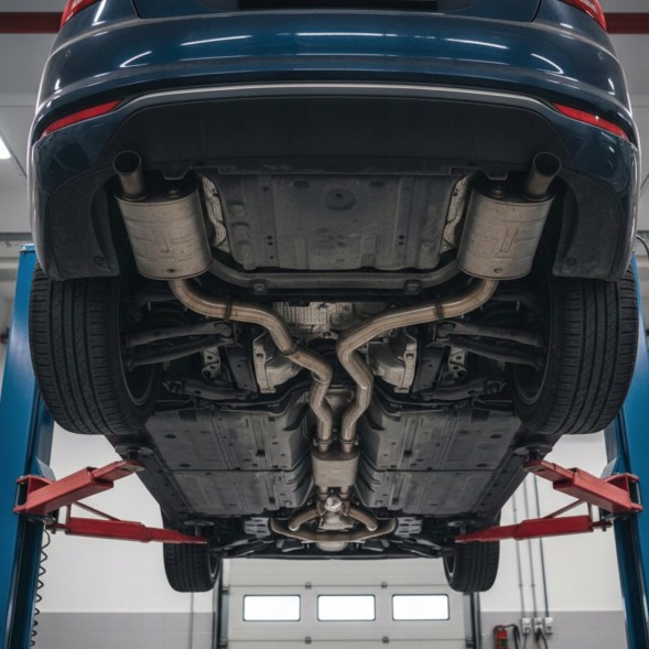 Ferroz FRZ-M5W42Y4Q6Q0N5V5 Кінцевий глушник для fiat ulysse 2 ii 02 - 11 2.2 jtd бонус