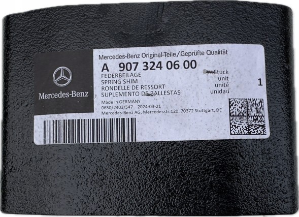 Mercedes-Benz OE ВІДБІЙ ДИФРА ДИСТАНЦІЯ 4MATIC MERCEDES SPRINTER W907 907 W910 ОРИГ 9073240600