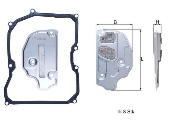 HX150KIT MAHLE ORIGINAL Фільтр мастил до автоматичної коробки перемикання передач