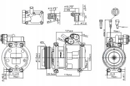 Nissens NIS89329/RS7 Nissens компресор кондиціонера nis, 8932