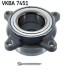 SKF VKBA 7451 Підшипник колеса передній vkba 7451 skf fiat mitsubishi