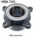 SKF VKBA 7451 Підшипник колеса передній vkba 7451 skf fiat mitsubishi