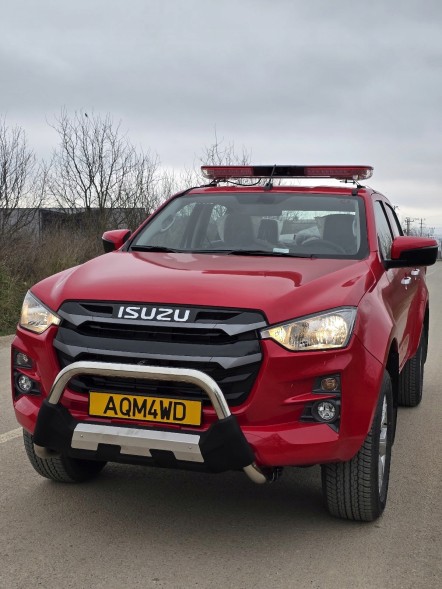 Китай PWT15_IDM21 Isuzu D-Max 2021 - передня планка Amazon хром кенгуру