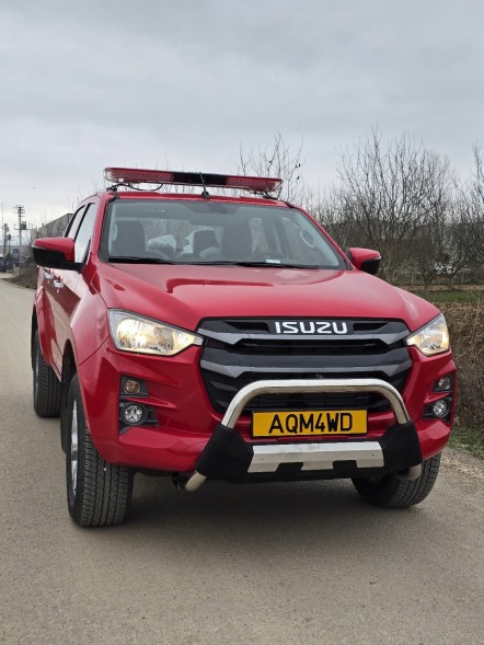 Китай PWT15_IDM21 Isuzu D-Max 2021 - передня планка Amazon хром кенгуру
