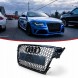 Китай AUDI A4 B8 ATRAPA CHŁODNICY GRILL PRZEDNI PLASTER MIODU 8-12 CZARNY POŁYSK Решітка радіатора Audi A4 B8 чорний глянець стільники 2008-2012