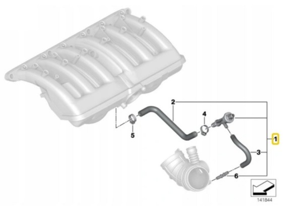 Maxgear 11617545383 7545383 Шнур відма - bmw x3 e83 2.5 3.0