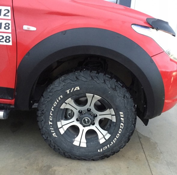 Китай MLFF-001 Надколі розширення надколів бризковиків Mitsubishi L200 2015-2019