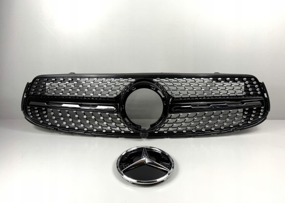 Dac ATRAPA GRILL DIAMENT DAIMOND MERCEDES GLC 253 LIFT BLACK CZARNY SUV COUPE NOWY MODEL KAMERA 2019-2022 253-MTX MERCEDES GLC W253 253 LIFT AMG 2019 РЕШІТКА ПЕРЕДНЬОЇ РАДІАТОРНОЇ РІШІТКИ ЧОРНА DIAMOND РАХУНОК-ФАКТУРА