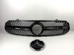 Dac ATRAPA GRILL DIAMENT DAIMOND MERCEDES GLC 253 LIFT BLACK CZARNY SUV COUPE NOWY MODEL KAMERA 2019-2022 253-MTX MERCEDES GLC W253 253 LIFT AMG 2019 РЕШІТКА ПЕРЕДНЬОЇ РАДІАТОРНОЇ РІШІТКИ ЧОРНА DIAMOND РАХУНОК-ФАКТУРА