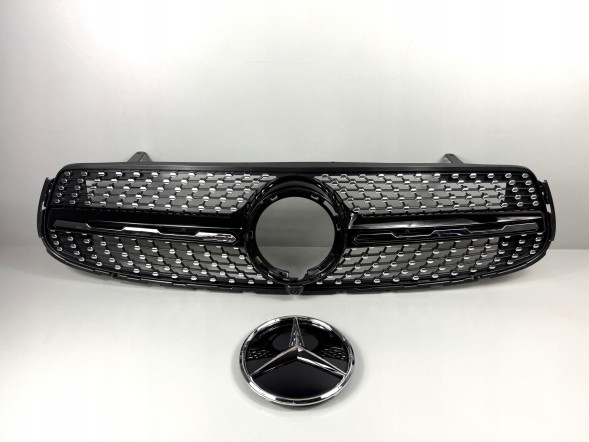 Dac ATRAPA GRILL DIAMENT DAIMOND MERCEDES GLC 253 LIFT BLACK CZARNY SUV COUPE NOWY MODEL KAMERA 2019-2022 253-MTX MERCEDES GLC W253 253 LIFT AMG 2019 РЕШІТКА ПЕРЕДНЬОЇ РАДІАТОРНОЇ РІШІТКИ ЧОРНА DIAMOND РАХУНОК-ФАКТУРА