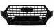 112&amp;tech GRILL PRZEDNI PRZÓD AUDI Q7 4M0 15-19 BLACK CZARNY SQ7 LOOK PDC KAMERA 360 NOWY POŁYSK РЕШІТКА РАДІАТОРА ПЕРЕДНЯ AUDI Q7 4M SQ7 15-19 PDC КАМЕРА ЧОРНА