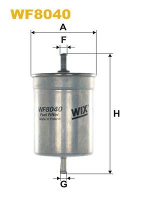 WF8040 WIX FILTERS Фільтр палива