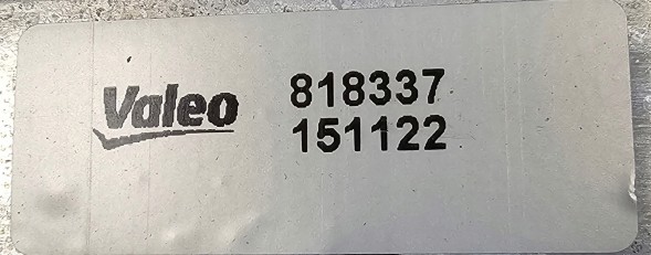 Valeo 818337 Новий охолоджувач повітря інтеркулер mercedes e w211 200cdi 220cdi - 818337