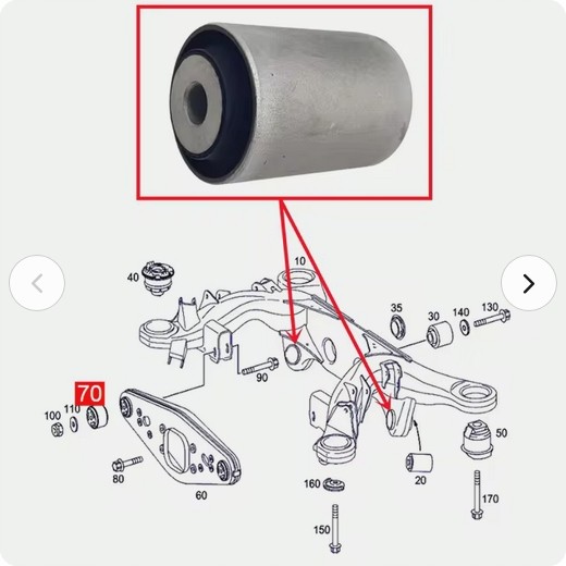 Febi Bilstein fcs-14.10 ЗАДНИЙ ВАЛЕЖЕЙ ЗАДНИЙ MERCEDES E-CLASS W211 W211 CLS C219 НИЖНИЙ ЛІВИЙ+ПРАВИЙ FEBI
