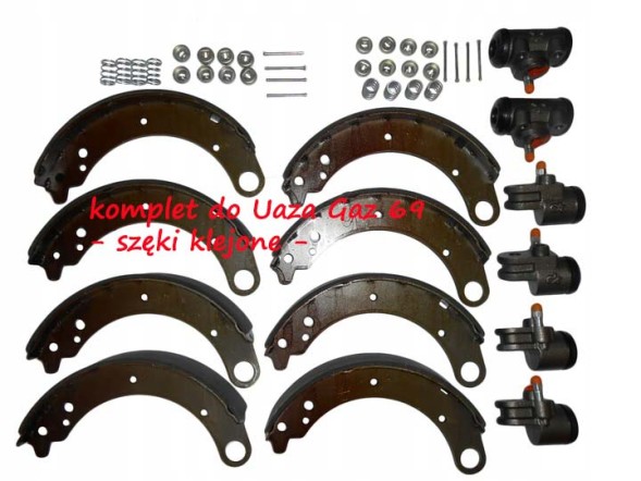 Uaz 12-3501090/1 Комплект губок циліндра Uaz газ 69 - КЛЕЄНІ