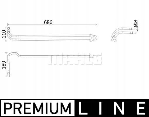 Mahle CLC 95 000P Охолоджувач масла clc 95 000p mahle