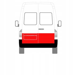Polcar 5062404T Ремонт задніх дверей + лотки MB Sprinter / VW LT 95 - 06 Комплект!