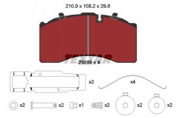 Textar 2926901 Гальмівні колодки textar 2926901