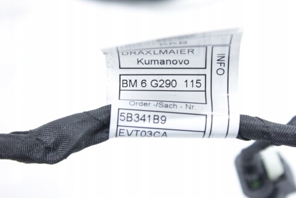 BMW OE 5B341B8 5B341B9 61125B341B9 ПРОВОД МОНТАЖУ ЗАДНЬОГО БАМПЕРА BMW G60 5B341B9