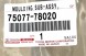 Toyota OE 7507778020 НАКЛАДКА (ПЛА́НКА) НИЖНЬОГО ОБІ́ДКА ЗАДНІХ ДВЕРЕ́Й ПРАВА LEXUS NX 2021+ НОВА ОРИГІНАЛ
