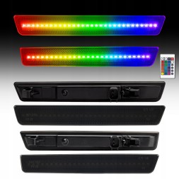 CHINA JGD-CHALL15-FRSMRGB Світлодіодні контурні лампи – фронт і задня частина – rgb + пульт dodge challenger 2015-2023