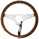Nardi 5069.35.3000 Оригінальне кермо Nardi Deep Corn Wood Chrome