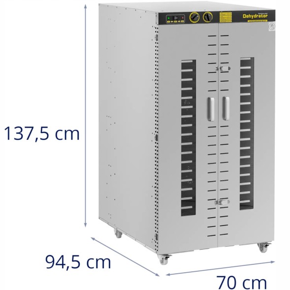 Китай WEW-SC-HP-1025649 Промислова сушарка Royal Catering 24 решітки 5850 Вт 40-90°C для гастрономії