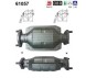 AS 61057 Каталізатор 61057 as hyundai kia